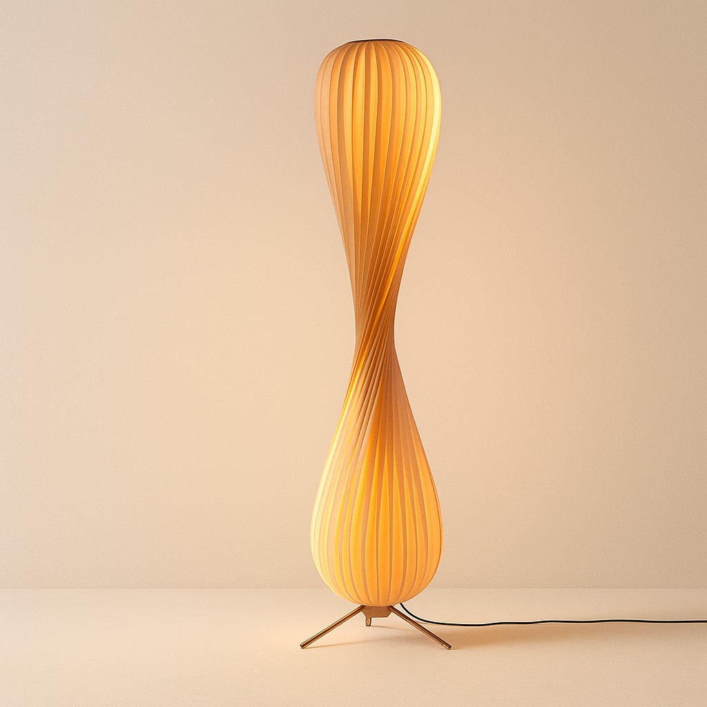 Aven Twisted Floor Lamp