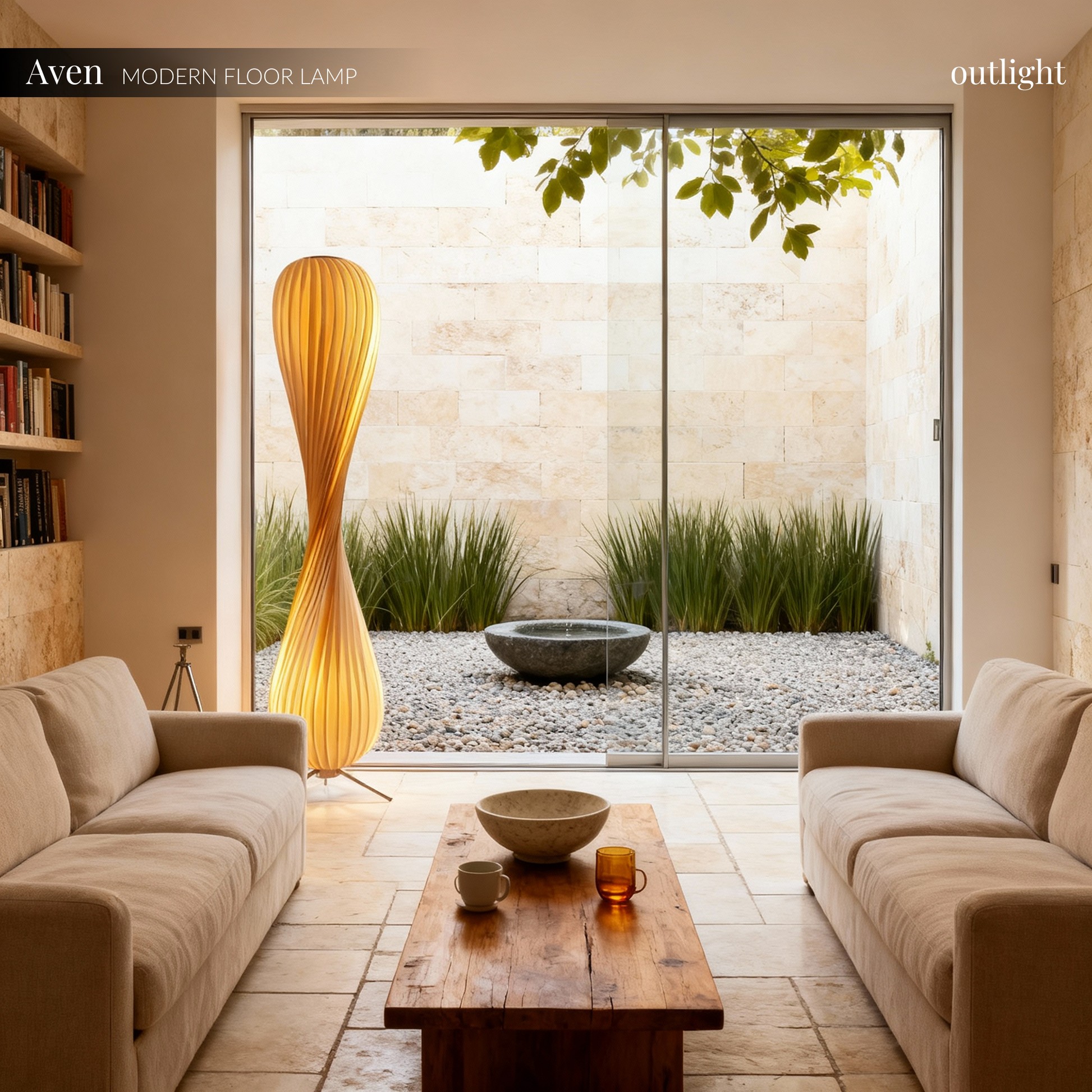 Aven Twisted Floor Lamp - Image 6