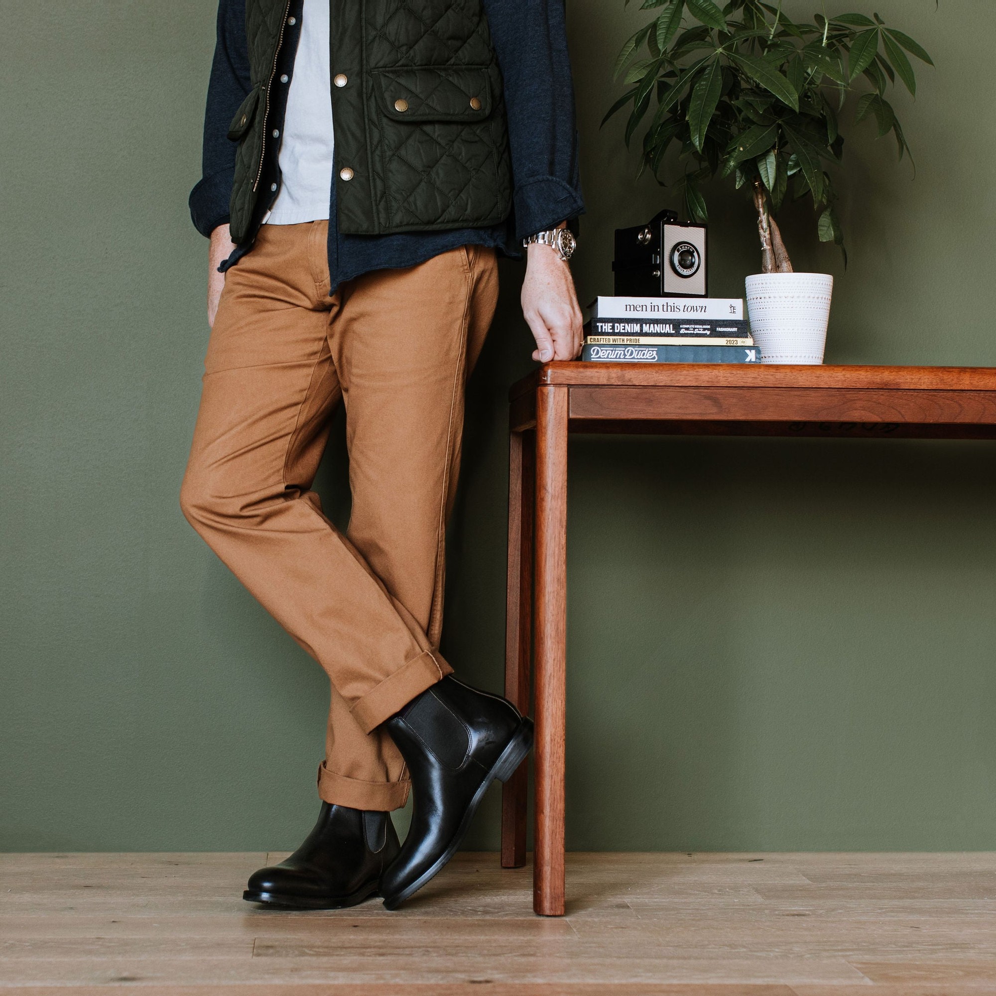 Black Chromexcel Chelsea Boot - Image 6